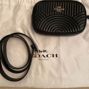 Coach quilted belt bag